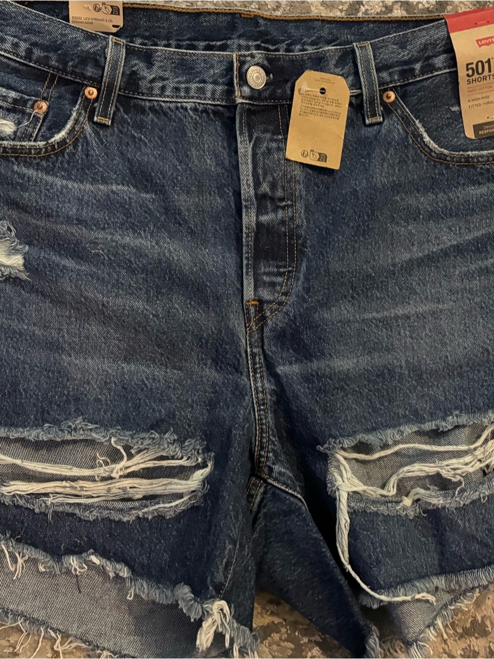 Levi’s 501 Jean shorts new with tags. Size 16W